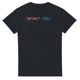 T-shirt drapeau montserrat en écriture - pixelforma