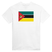 T-shirt drapeau mozambique coton mélangé imprimé manches longues