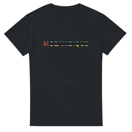 T-shirt Drapeau Mozambique en écriture - Pixelforma 