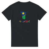 T-shirt drapeau namibie en carte - pixelforma