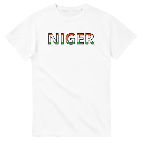 T-shirt Drapeau Niger en écriture - Pixelforma 