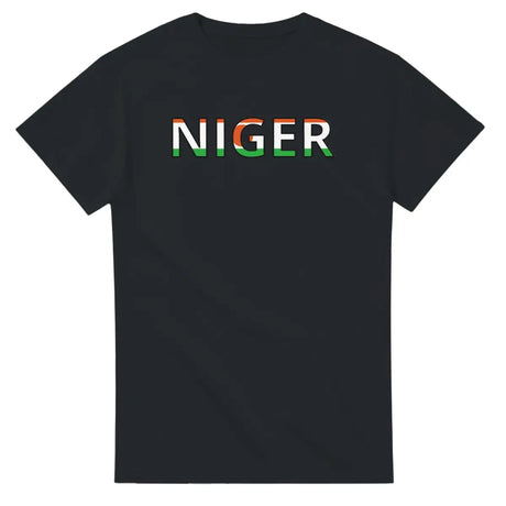 T-shirt Drapeau Niger en écriture - Pixelforma 