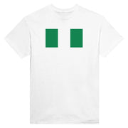 T-shirt drapeau nigeria imprimé coton mélangé élégant