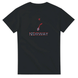 T-shirt drapeau norvège carte - pixelforma