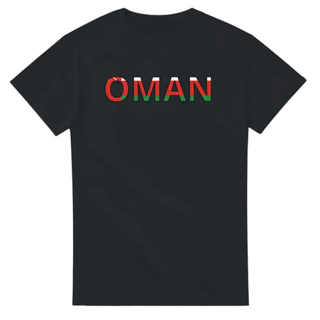 T-shirt Drapeau Oman en écriture - Pixelforma 