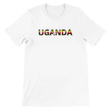 T-shirt drapeau ouganda - pixelforma