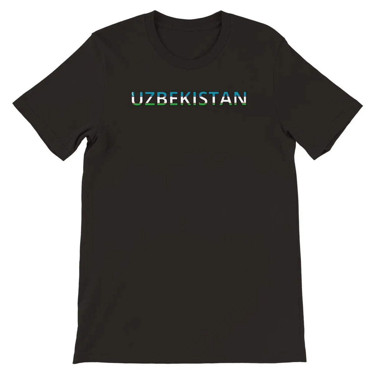 T-shirt drapeau ouzbékistan - pixelforma