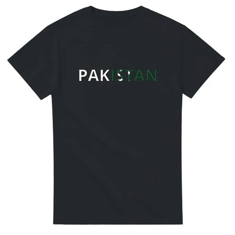 T-shirt Drapeau Pakistan en écriture - Pixelforma 