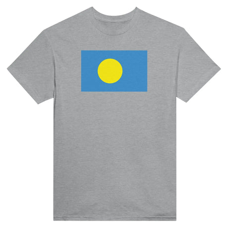 T-shirt drapeau palaos brodé en coton mélangé élégant