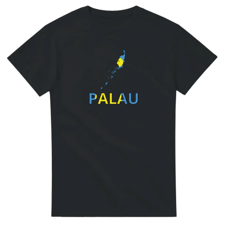 T-shirt drapeau palaos carte - pixelforma