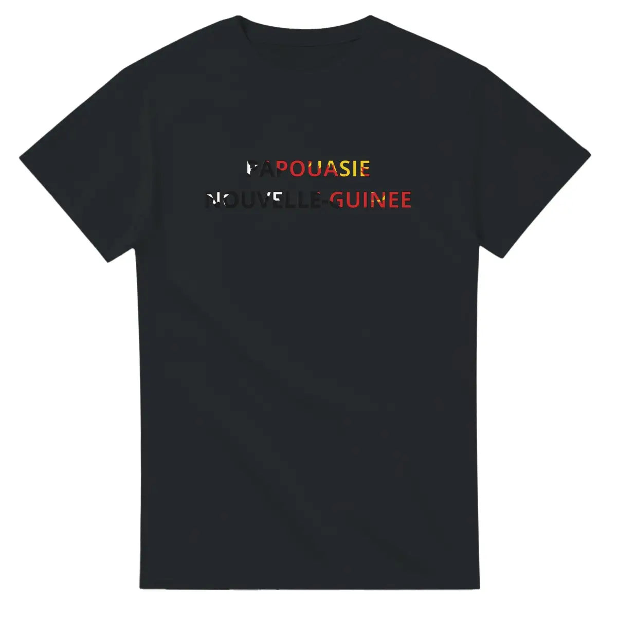 T-shirt Drapeau Papouasie-Nouvelle-Guinée en écriture - Pixelforma 