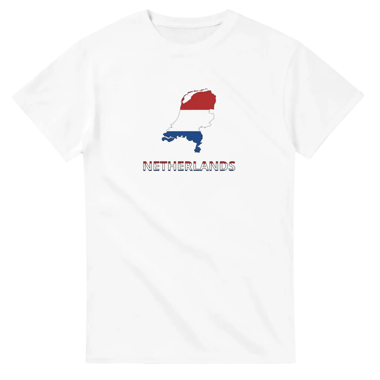 T-shirt drapeau pays-bas carte - pixelforma