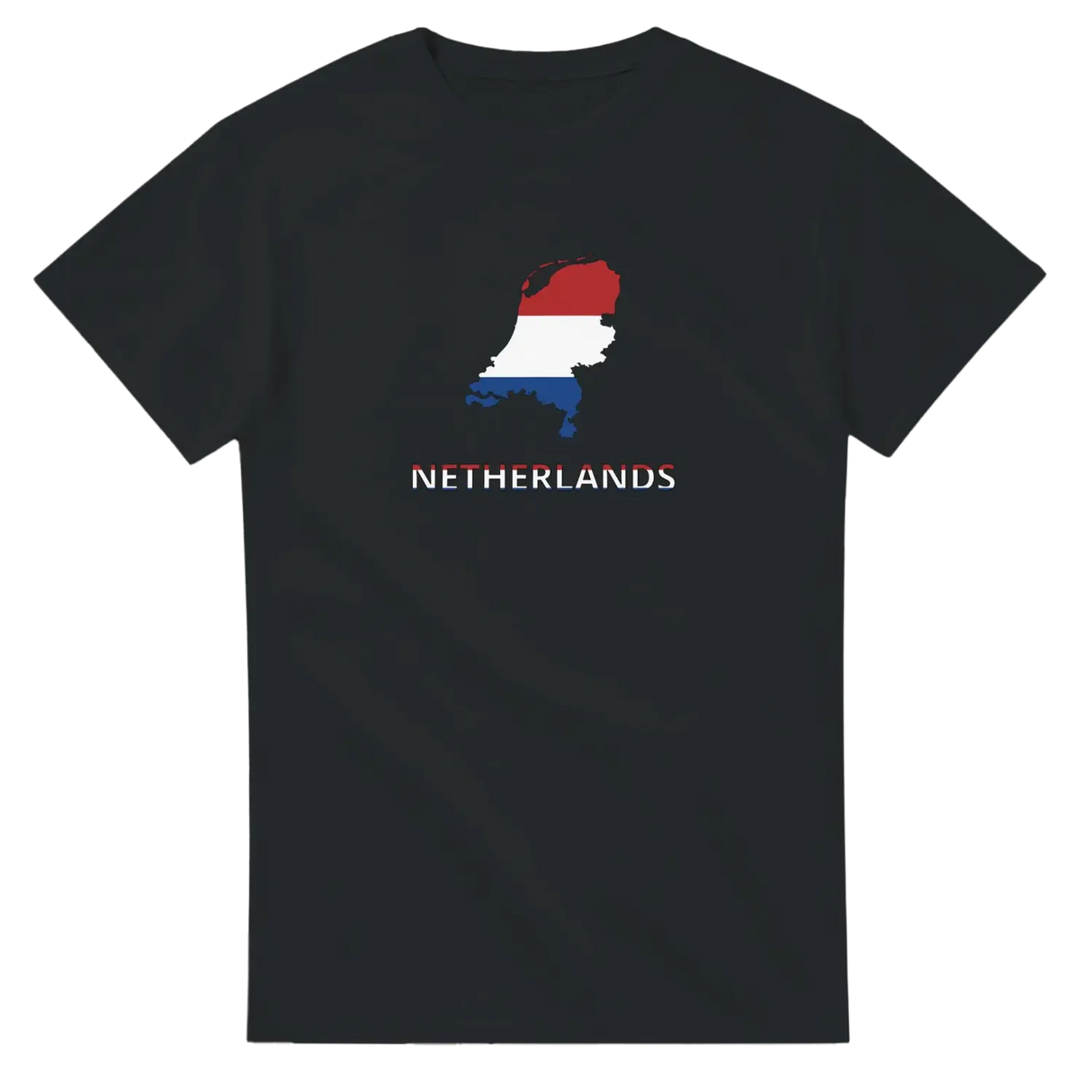 T-shirt drapeau pays-bas carte - pixelforma