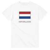 T-shirt drapeau pays-bas texte - pixelforma