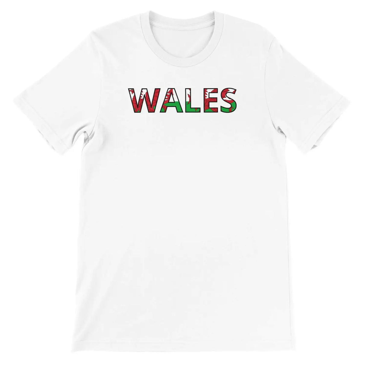 T-shirt drapeau pays de galles - pixelforma