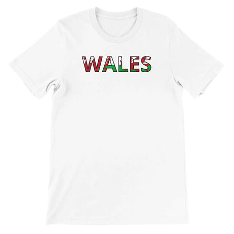 T-shirt drapeau pays de galles - pixelforma