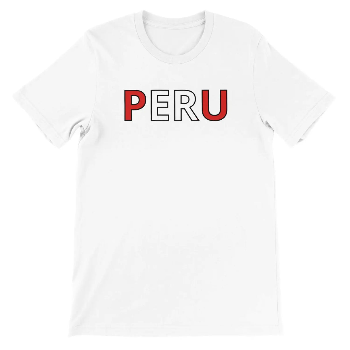 T-shirt drapeau pérou - pixelforma