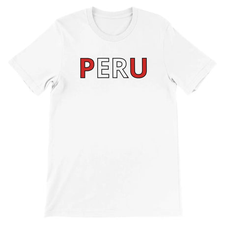 T-shirt drapeau pérou - pixelforma