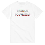 T-shirt drapeau polynésie française - pixelforma