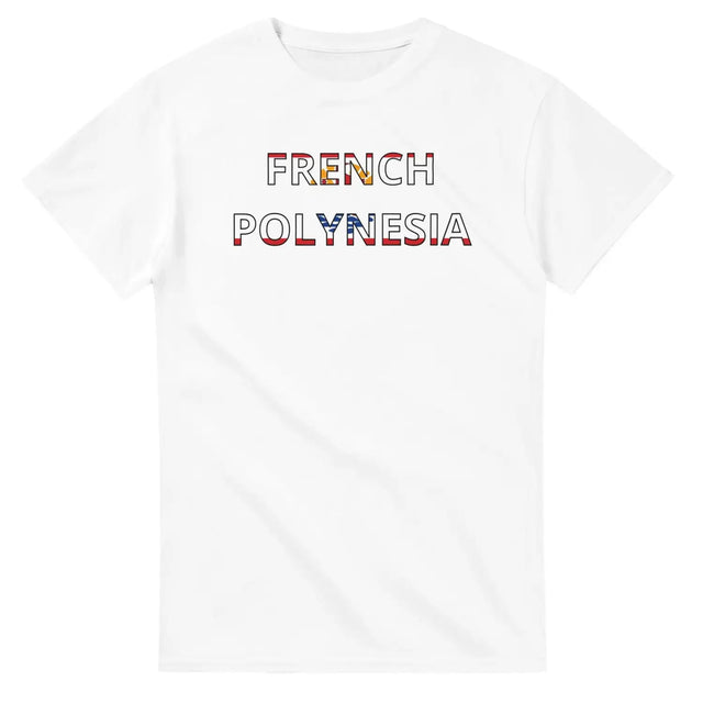 T-shirt drapeau polynésie française - pixelforma