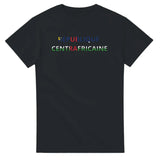 T-shirt Drapeau République centrafricaine en écriture - Pixelforma 