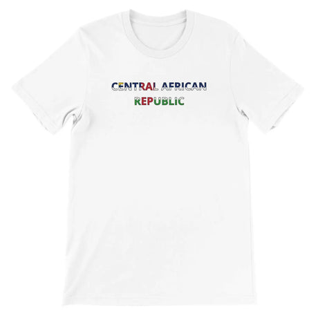 T-shirt drapeau république centrafricaine - pixelforma