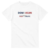 T-shirt drapeau république dominicaine - pixelforma