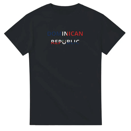 T-shirt drapeau république dominicaine - pixelforma