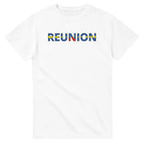 T-shirt Drapeau Réunion en écriture - Pixelforma 