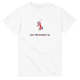 T-shirt drapeau royaume-uni carte - pixelforma