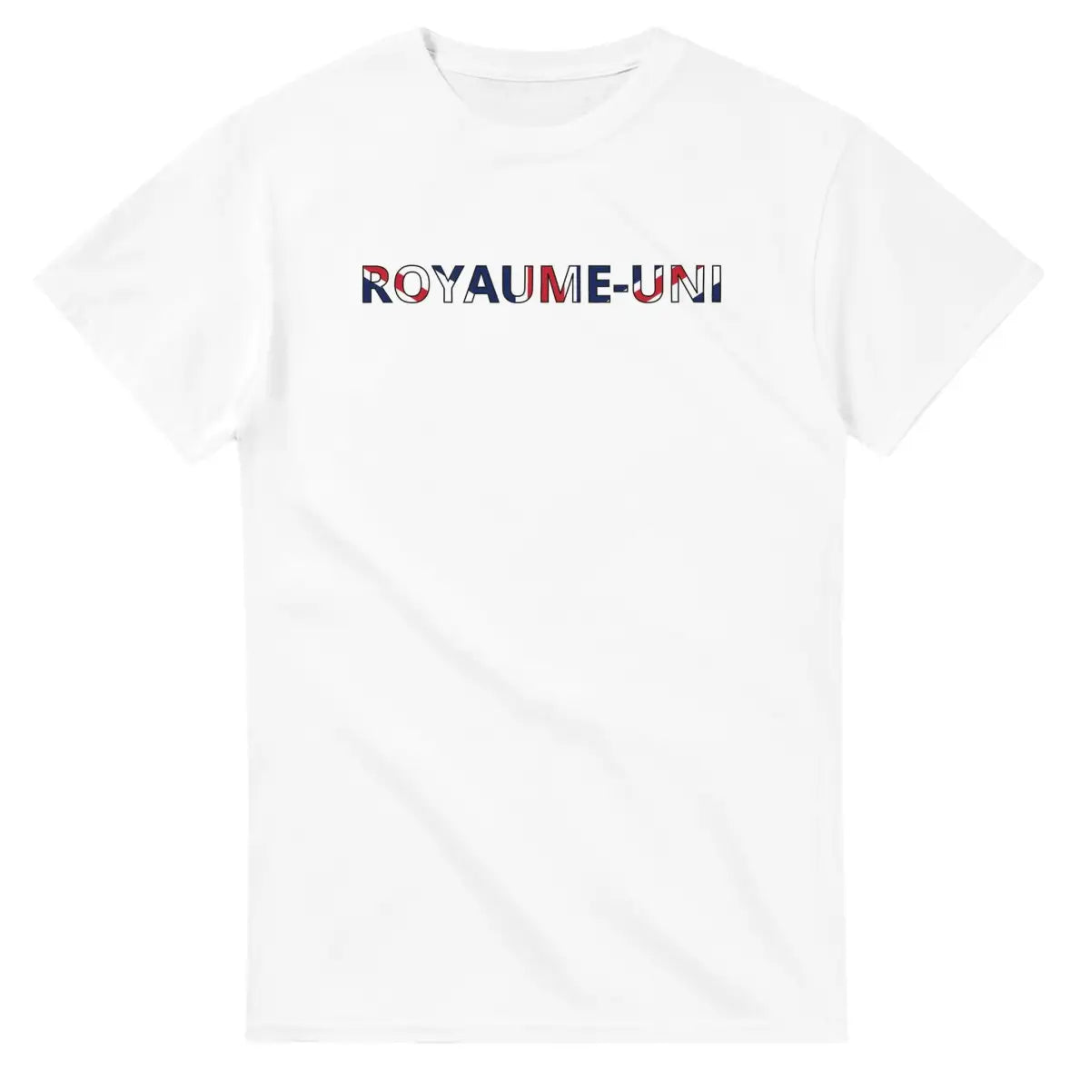 T-shirt Drapeau Royaume-Uni en écriture - Pixelforma 