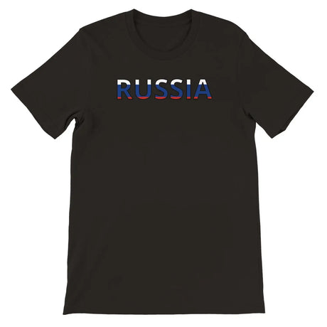 T-shirt drapeau russie - pixelforma