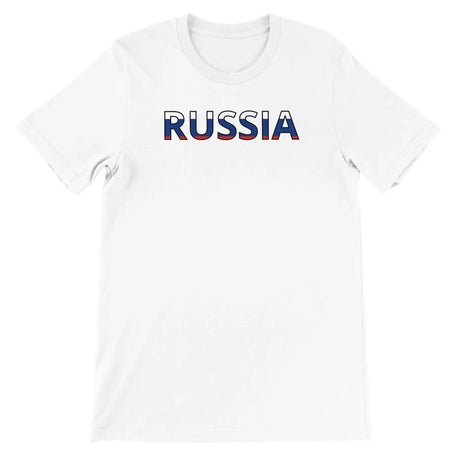 T-shirt drapeau russie - pixelforma