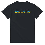 T-shirt Drapeau Rwanda en écriture - Pixelforma 