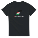 T-shirt drapeau sahara occidental carte - pixelforma