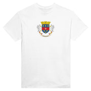 T-shirt drapeau saint-barthélemy imprimé coton mélangé