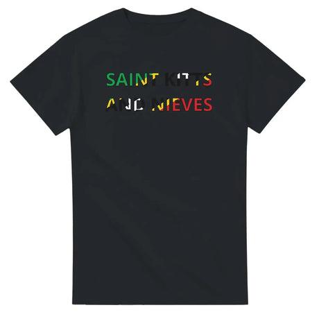 T-shirt drapeau saint-christophe-et-niévès - pixelforma