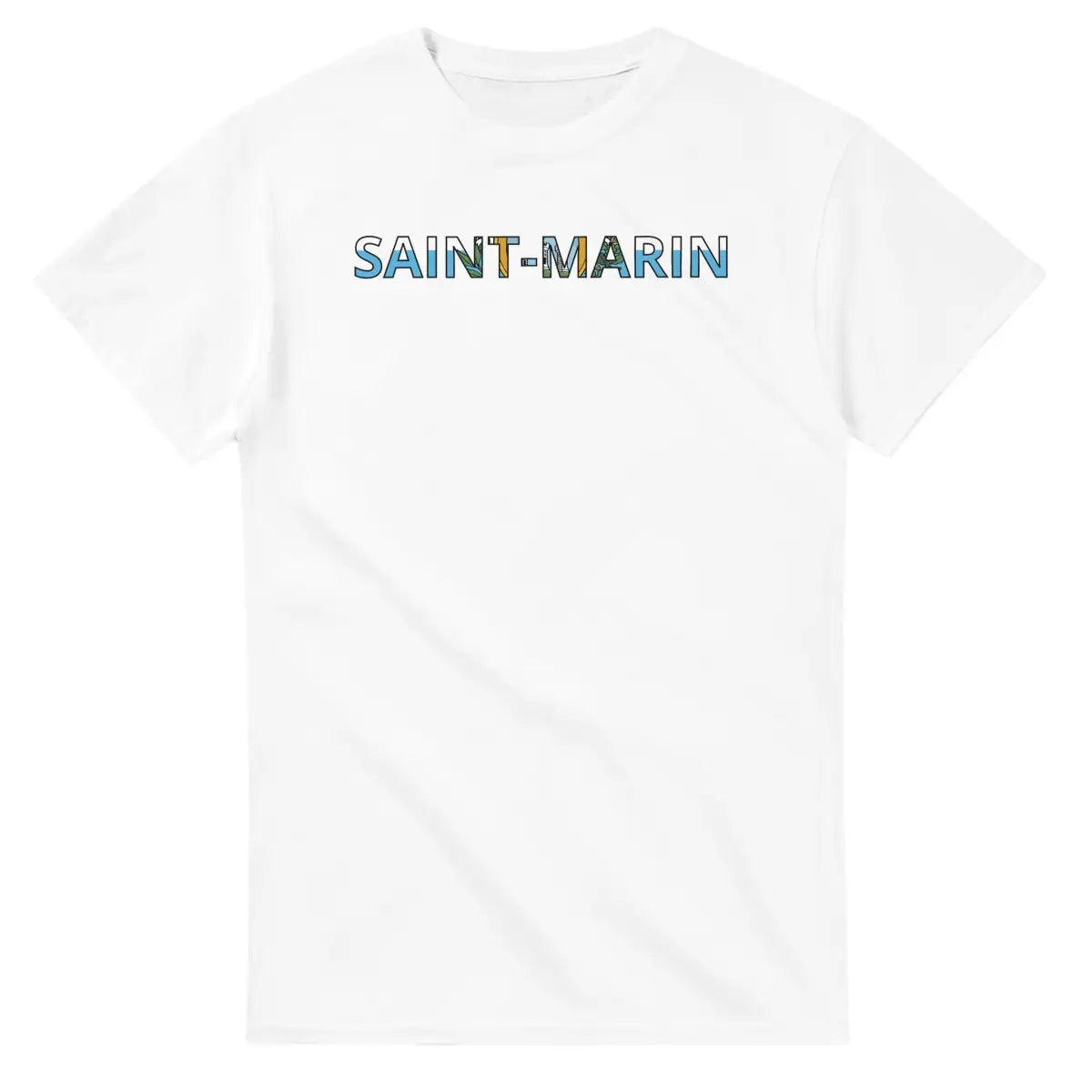 T-shirt Drapeau Saint-Marin en écriture - Pixelforma 