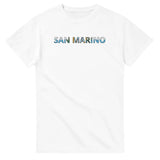 T-shirt drapeau saint-marin - pixelforma