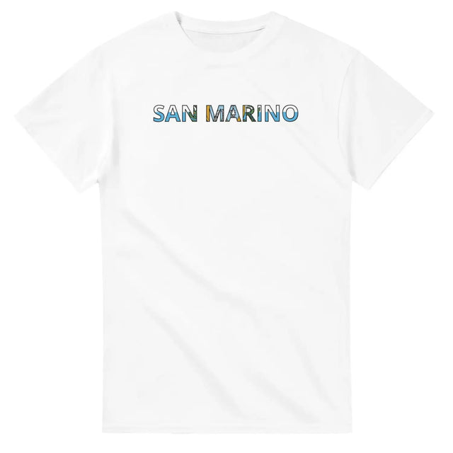 T-shirt drapeau saint-marin - pixelforma