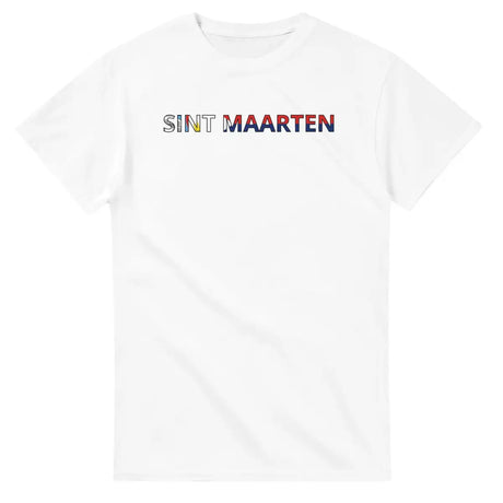 T-shirt T-shirt Drapeau Saint-Martin - Pixelforma 