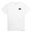 T-shirt drapeau saint-pierre-et-miquelon broderie coton