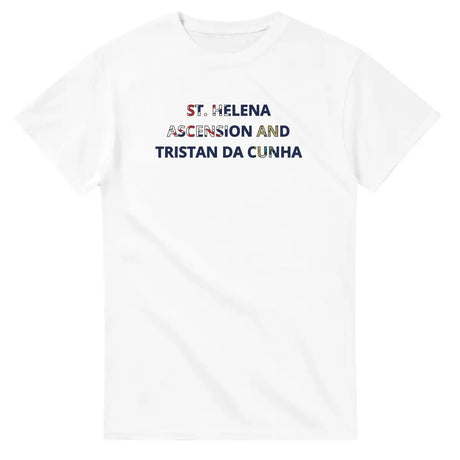 T-shirt Drapeau Sainte-Hélène, Ascension et Tristan da Cunha - Pixelforma 