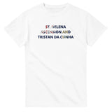 T-shirt drapeau sainte-hélène ascension et tristan da cunha - pixelforma