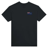 T-shirt drapeau sainte-hélène coton mélangé broderie couleur