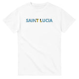 T-shirt Drapeau Sainte-Lucie - Pixelforma 