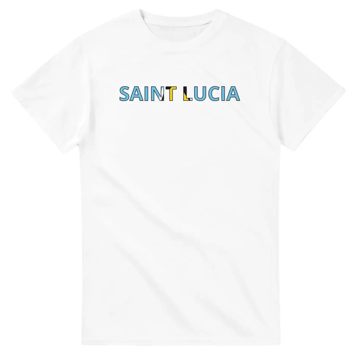 T-shirt drapeau sainte-lucie - pixelforma