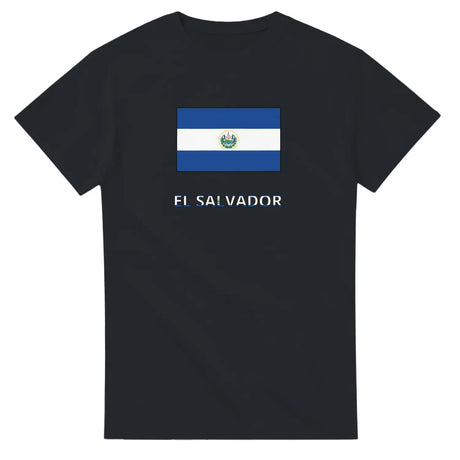 T-shirt drapeau salvador texte - pixelforma