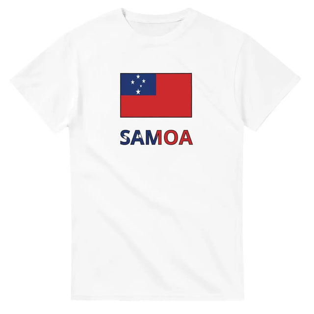 T-shirt Drapeau Samoa en texte - Pixelforma 