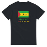 T-shirt drapeau sao tomé-et-principe texte - pixelforma